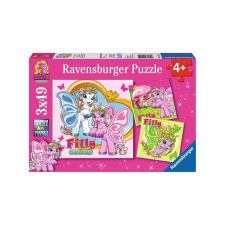 Ravensburger 3 x 49 db-os puzzle - Filly pillangó pónik (09251) puzzle, kirakós