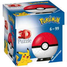 Ravensburger 3D puzzle 112562 puzzle-labda Pokémon téma 1 - tétel 54 darab (4005556112562) puzzle, kirakós