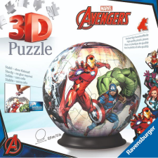 Ravensburger 3D puzzle 114962 Puzzle-Ball Marvel: Avengers 72 db (4005556114962) puzzle, kirakós
