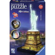 Ravensburger 3D Puzzle Szabadság szobor éjszaka (12596) (RA12596) puzzle, kirakós