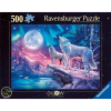 Ravensburger 500 Db-Os Fluoreszkáló Puzzle - Farkasok A Holdfényben (12000476) (635547)