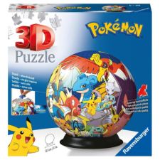 Ravensburger 72 db-os 3D gömb puzzle - Pokémon (11785) puzzle, kirakós