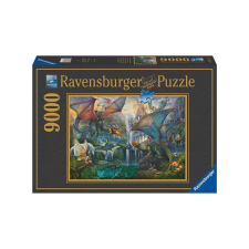 Ravensburger 9000 db-os puzzle - Varázslatos sárkányerdő (16721) puzzle, kirakós