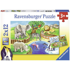 Ravensburger Állatkerti állatok 2 x 12 db puzzle puzzle, kirakós