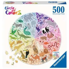 Ravensburger Animals Kontúr kirakós 500 db Állatok puzzle, kirakós