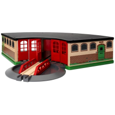 Ravensburger Brio World 33736 Nagy kerek kocsiszín modellvasút szett