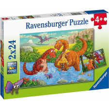 Ravensburger Dinoszauruszok a folyóban 2 az 1-ben puzzle (5030) puzzle, kirakós