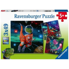 Ravensburger Dinoszauruszok puzzle 3x49 db-os - Galaktikus dínók puzzle, kirakós
