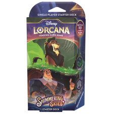 Ravensburger Disney Lorcana: Shimmering Skies - Starter Deck Emerald & Steel (4050368983817) társasjáték