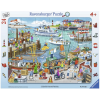 Ravensburger Egy nap a kikötőben 24 darabos puzzle  Ajánlott 3-6 éves korig unisex (53126)
