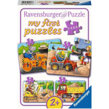 Ravensburger első puzzle állatok az építkezésen 4 az 1-ben puzzle, kirakós