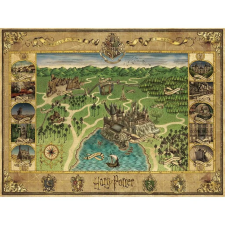 Ravensburger Harry Potter Roxfort térkép 1000 darabos Puzzle (12000720) puzzle, kirakós