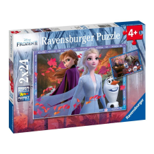  Ravensburger: Jégvarázs 2 Az erdőben 2 x 24 darabos puzzle (68865) puzzle, kirakós
