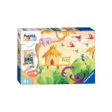 Ravensburger Kirakózz és játsz - Dzsungel kaland Puzzle, 2x24db puzzle, kirakós