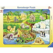 Ravensburger látogatás az állatkertbe Ravensburger puzzle puzzle, kirakós