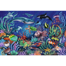 Ravensburger Lent a tengerben - 500 darabos fa puzzle (17515) puzzle, kirakós