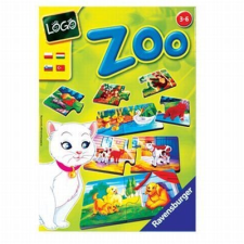 Ravensburger Logo Zoo állatok és kölykeik társasjáték