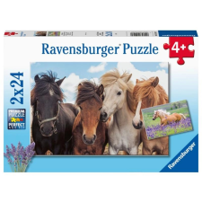 Ravensburger lovas puzzle 2x24 darabos puzzle, kirakós
