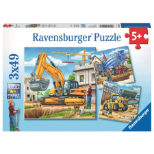 Ravensburger nagy építkezési járművek puzzle puzzle, kirakós