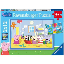 Ravensburger Puzzle 055746 Peppa malac: Peppa kalandja 2x12 db puzzle, kirakós