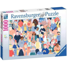 Ravensburger Puzzle 1000 db - Emberek  Ajánlott 10-99 éves korig unisex (10454) puzzle, kirakós