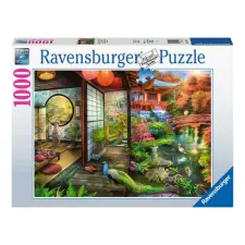 Ravensburger Puzzle 1000 db - Japán kert, teaház puzzle, kirakós