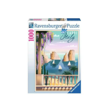Ravensburger Puzzle 1000 db - Képeslap Capri puzzle, kirakós