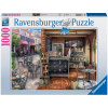 Ravensburger Puzzle 1000 db - Quaint café  Ajánlott 10-99 éves korig unisex (60818)
