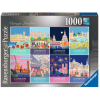 Ravensburger Puzzle 1000 db - Vintage London  Ajánlott 10-99 éves korig unisex (93689)