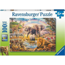 Ravensburger Puzzle 100 db Afrikai Szavanna (486942) puzzle, kirakós