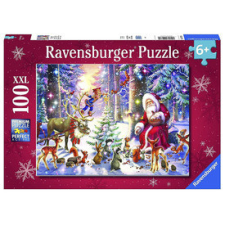 Ravensburger : Puzzle 100 db - Erdei karácsony puzzle, kirakós