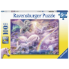 Ravensburger Puzzle 100 db - Pegazusok  Ajánlott 6-10 éves korig unisex (53625)