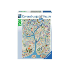 Ravensburger Puzzle 1500 db - Kék fa puzzle, kirakós