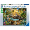 Ravensburger Puzzle 1500 db - Leopárdok a dzsungelban  Ajánlott 10-99 éves korig unisex (99837)