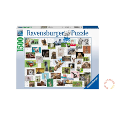 Ravensburger puzzle 1500 db-os – Vicces állatok kollázs puzzle, kirakós