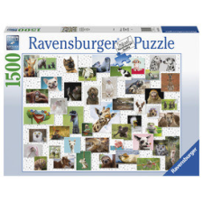 Ravensburger : Puzzle 1500 db - Vicces állatok puzzle, kirakós