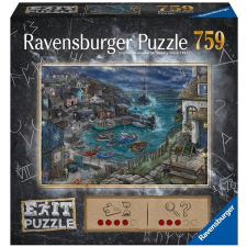 Ravensburger Puzzle 173655 Exit Puzzle: Világítótorony a kikötőnél 759 darab puzzle, kirakós