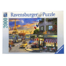 Ravensburger : Puzzle 2000 db - Romantikus este Párizsban puzzle, kirakós