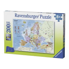 Ravensburger Puzzle 200 db - Európa puzzle, kirakós