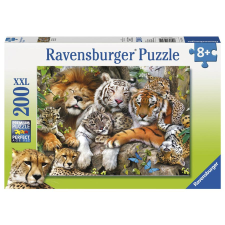  Ravensburger: Puzzle 200 db - Nagymacskák (53550) puzzle, kirakós