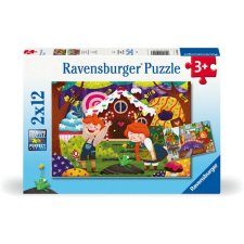 Ravensburger Puzzle 2x12 db - Mesék  Ajánlott 3-6 éves korig unisex (31402) puzzle, kirakós