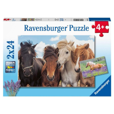  Ravensburger Puzzle 2x24 db - Lovak (03864) puzzle, kirakós