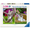 Ravensburger Puzzle 2x500 db - Kiscicák vidéken  Ajánlott 12-99 éves korig unisex (15496)
