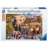 Ravensburger Puzzle 3000 db - Afrikai állatvilág  Ajánlott 10-99 éves korig unisex (35266)