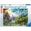 Ravensburger Puzzle 3000 db - Sárkányok birodalma  Ajánlott 10-99 éves korig unisex (43848)