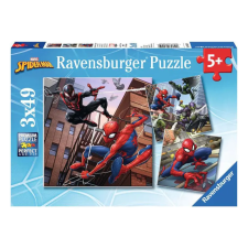  Ravensburger Puzzle 3x49 db - Védelmező Pókember puzzle, kirakós