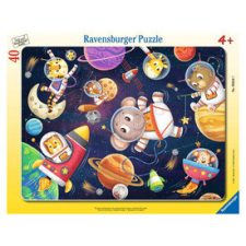 Ravensburger Puzzle 40 db - Állati űrhajósok! puzzle, kirakós