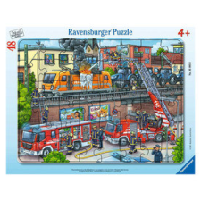 Ravensburger Puzzle 48 db - Tűzoltócsapat puzzle, kirakós
