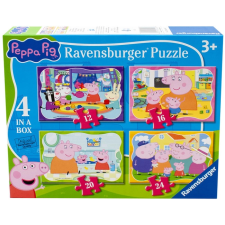 Ravensburger Puzzle 4in1 - Peppa malac  Ajánlott 3-6 éves korig unisex (82274) puzzle, kirakós