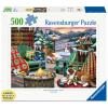 Ravensburger Puzzle 500 db - Egy nap lezárása  Ajánlott 10-99 éves korig unisex (31216)